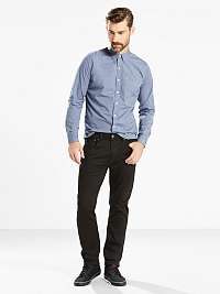 Čierne pánske straight fit rifle Levi's®2 Taper