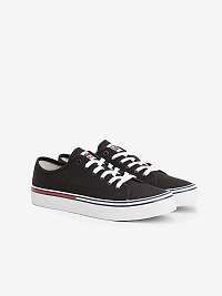 Čierne pánske tenisky Tommy Hilfiger Essential Low Cut