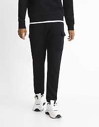 Čierne pánske tepláky s vreckami Celio Cojogbox