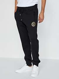Čierne pánske tepláky Versace Jeans Couture V Emblem Foil S