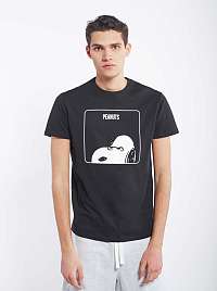 Čierne pánske tričko Alcott Snoopy