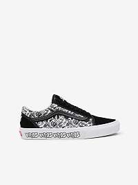 Čierne pánske vzorované tenisky so semišovými detailmi VANS Old Skool Graph
