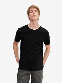 Čierne pánske základné tričko Tom Tailor