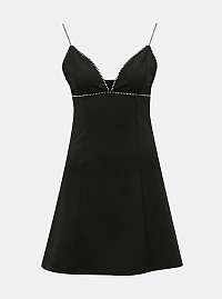 Čierne šaty s ozdobnými detailmi TALLY WEiJL
