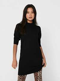 Čierne svetrové šaty Jacqueline de Yong Rue