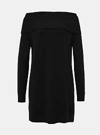Čierne svetrové šaty ONLY Kaysa