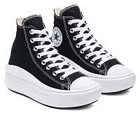 Čierne tenisky na platforme Converse Chuck Taylor All Star Move