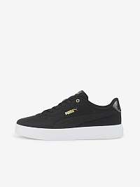 Čierne tenisky Puma Skye Clean Raw Metallic pre ženy