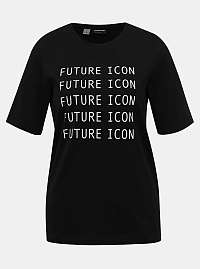 Čierne tričko Noisy May Future