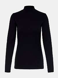 Čierne tričko so stojáčikom Jacqueline de Yong Ava