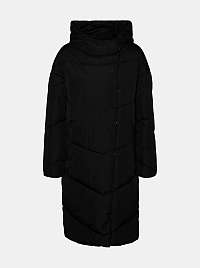 Čierne zimný kabát Noisy May Wally