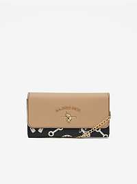 Čierno-béžová crossbody kabelka U.S. Polo Assn. Mayaca