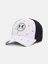 Čierno-biela vzorovaná šiltovka Under Armour Iso-chill Driver Mesh Adj