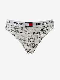 Čierno-biele vzorované nohavičky Tommy Hilfiger