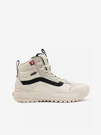 Čierno-krémové pánske kožené členkové topánky VANS Ultrarange