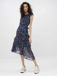 Čierno-modré kvetované maxišaty Dorothy Perkins