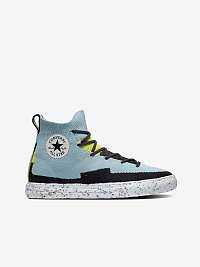 Čierno-modré unisex členkové tenisky Converse Renew Chuck Taylor All Star Crater Knit