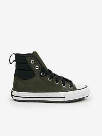 Čierno-zelené členkové tenisky Converse Chuck Taylor All Star Berkshire Boot