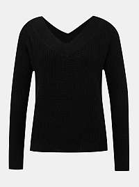 Čierny basic sveter ONLY Melton