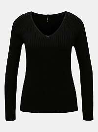 Čierny basic sveter ONLY Natalia