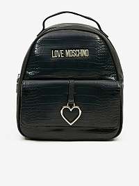 Čierny dámsky batoh Love Moschino