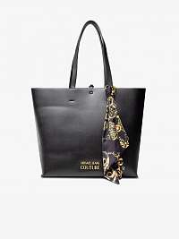 Čierny dámsky shopper Versace s ozdobnými detailmi Jeans Couture Thelma