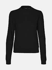Čierny ľahký sveter so stojačikom VERO MODA Galex