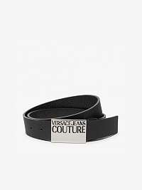 Čierny pánsky kožený opasok Versace Jeans Couture Cintura
