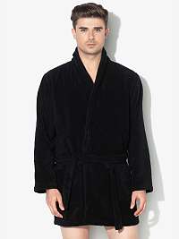 Čierny pánsky župan Emporio Armani 111883 9A591 00020