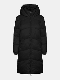 Čierny prešívaný zimný kabát VERO MODA Upsala