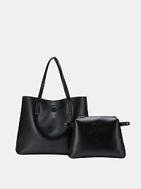 Čierny shopper s odnímateľným puzdrom Claudia Canova