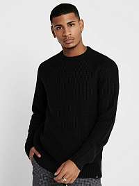 Čierny sveter ONLY & SONS Kelvin