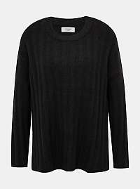 Čierny sveter s prímesou vlny Jacqueline de Yong Nine
