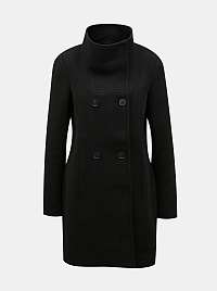 Čierny vlnený kabát VERO MODA