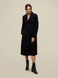 Čierny zimný kabát Dorothy Perkins