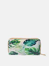 Clayre & Eef zeleno-biela peňaženka