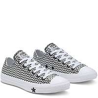 Converse čierno-biele kožené tenisky Chuck Taylor All Star White/ Converse Black/White -