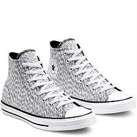 Converse biele pánske tenisky Chuck Taylor All Star Hi Black/White -