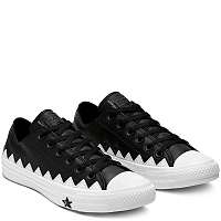 Converse čierne kožené tenisky Chuck Taylor All Star Black/White/White -