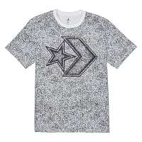 Converse čierne pánske tričko Distressed Star Chveron Tee