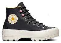 Converse čierne tenisky na platforme kožené Chuck Taylor All Star Lugged Winter