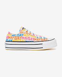 Converse farebné tenisky na platforme My Story Chuck Taylor All Star