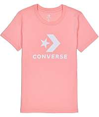 Converse lososové tričko Star Chevron Core s bielym logom - XL