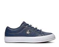 Converse modré kožené tenisky One Star Obsidian/Light Gold/White -