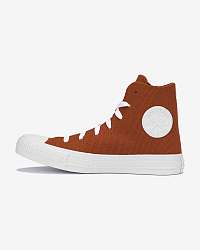 Converse oranžové pánske členkové tenisky Renew Chuck Taylor All Star Knit