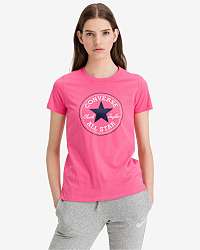 Converse ružové dámske tričko Chuck Patch Nova