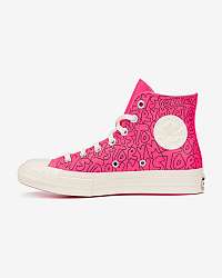 Converse ružové kožené členkové tenisky My Story Chuck 70