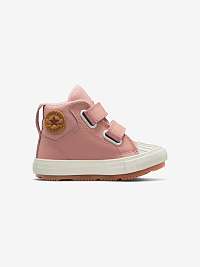 Converse ružové kožené tenisky Chuck Taylor All Star Berkshire Boot 2V Leather