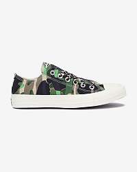 Converse zelené tenisky Chuck Taylor All Star Archive Print On Print Ox