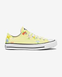 Converse žlté tenisky Floral Print Chuck Taylor All Star Low Top